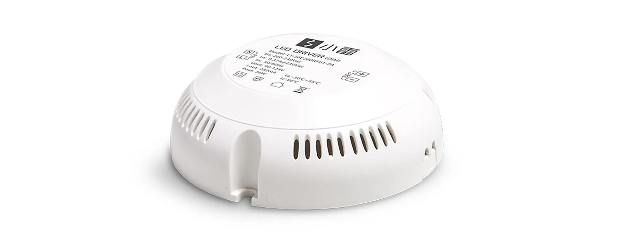 36E280RF01-PA  Ltech Smart Home CC Wireless Dimmable LED Driver 24W 60-85Vdc/280mA. 0-100% PWM dimming level, Support Gate way, Panel, Remote, APP Dimming, IP20.